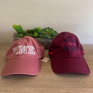 Set of 2 VS PINK NWT baseball hats hat